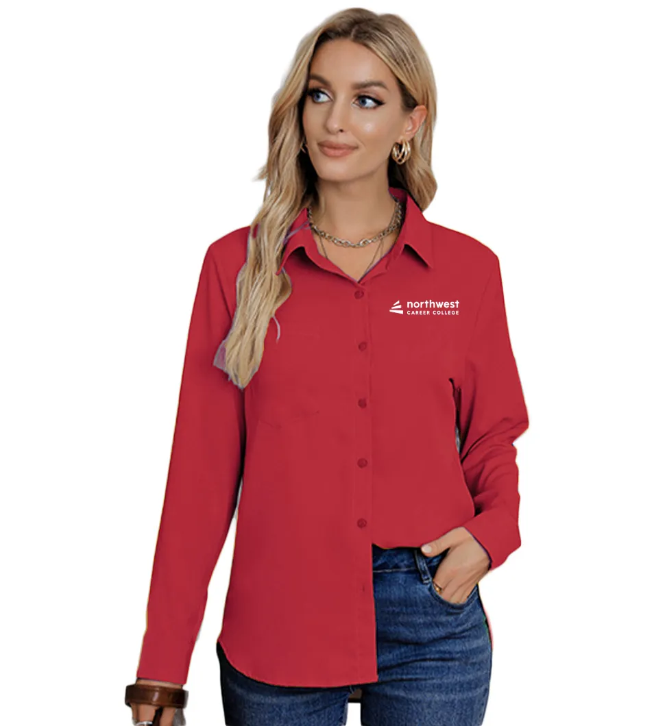 PRETTYGARDEN Women's Casual Blazers Long Sleeve Open Front Button Work  Office Blazer Jackets with Pockets
